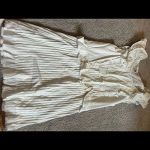 For live and lemons white mini dress